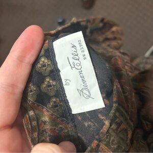 Vintage velour skirt S